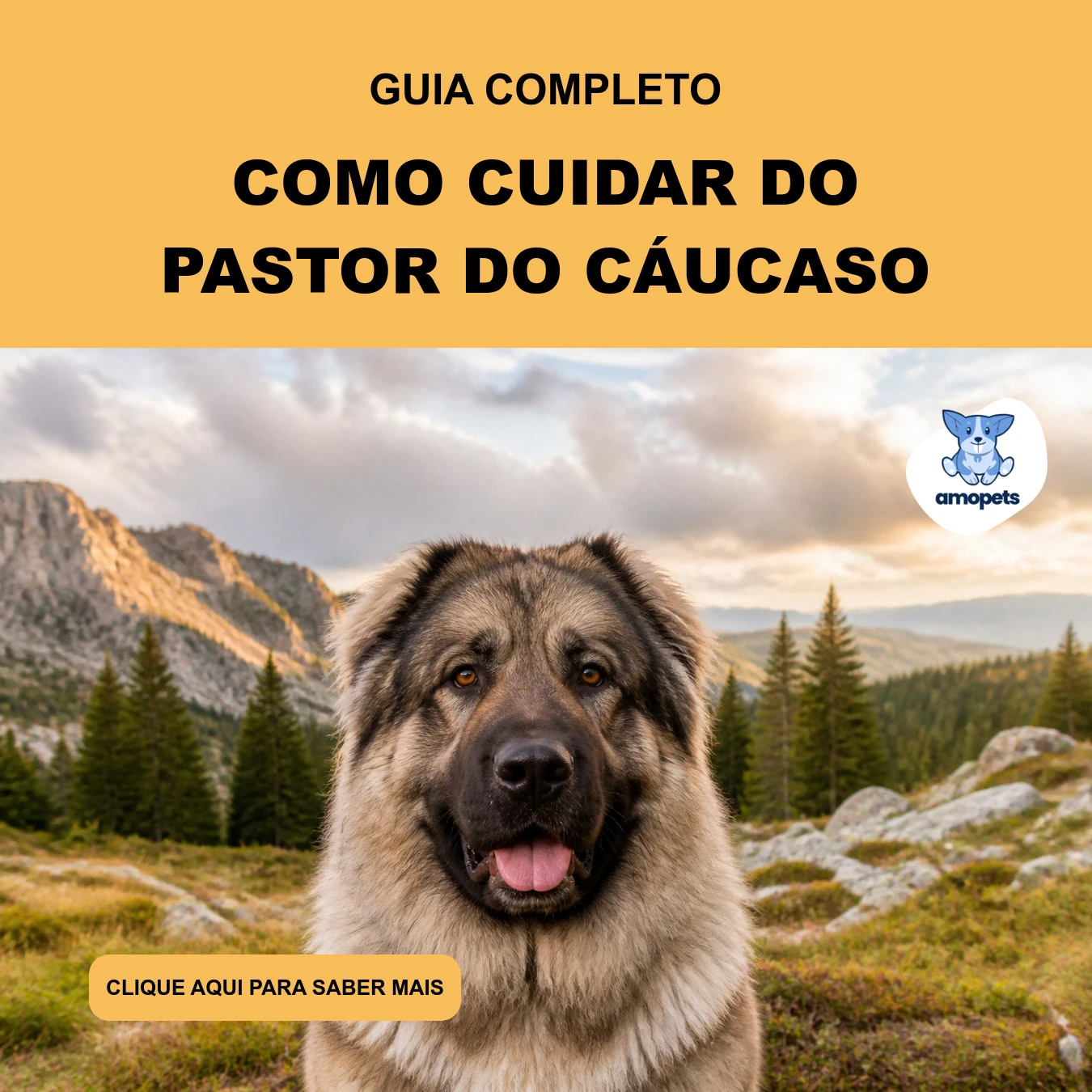 Guia de Como Cuidar do Pastor do Cáucaso