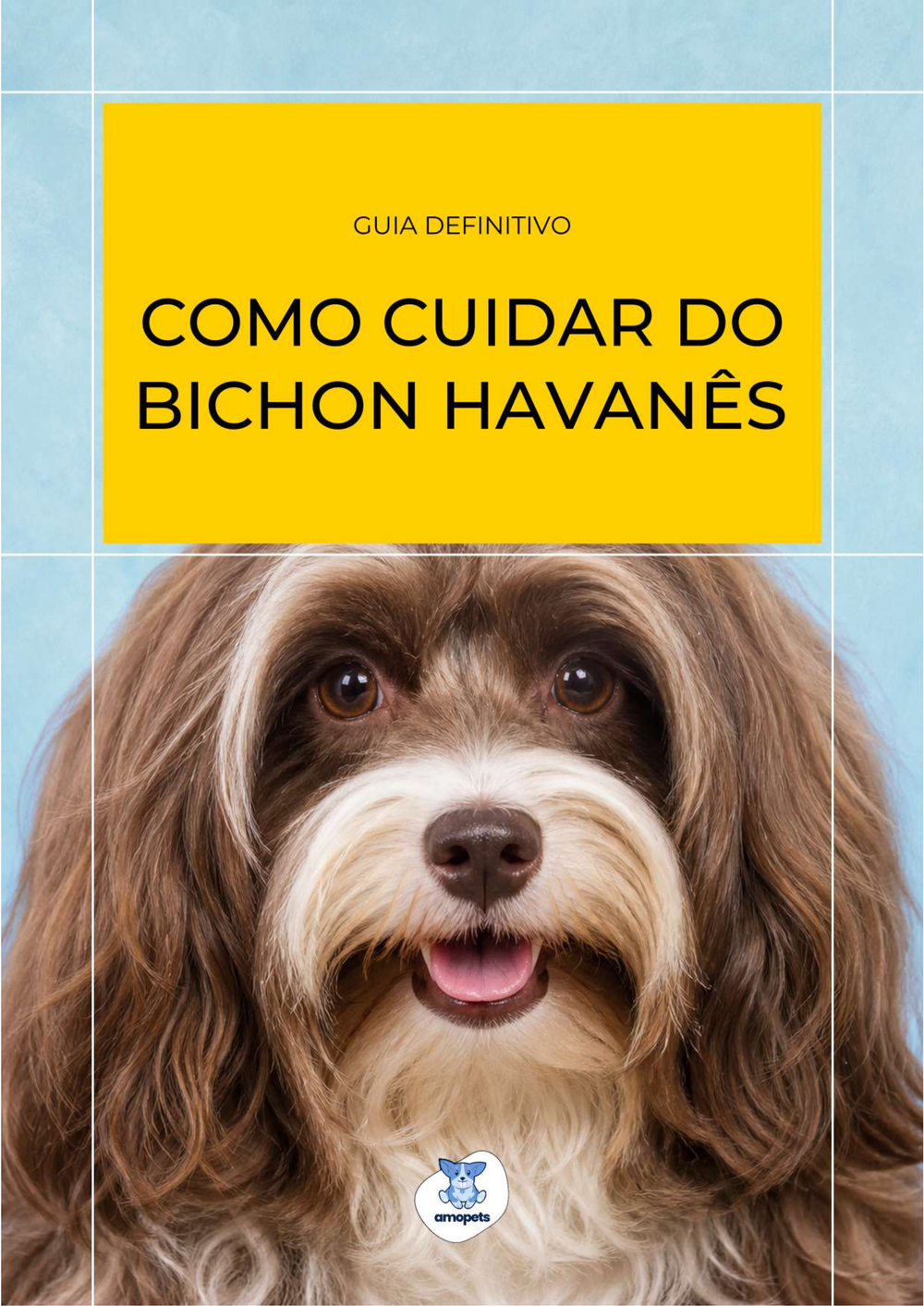 capa do e-book Guia de Como Cuidar do Bichon Havanês