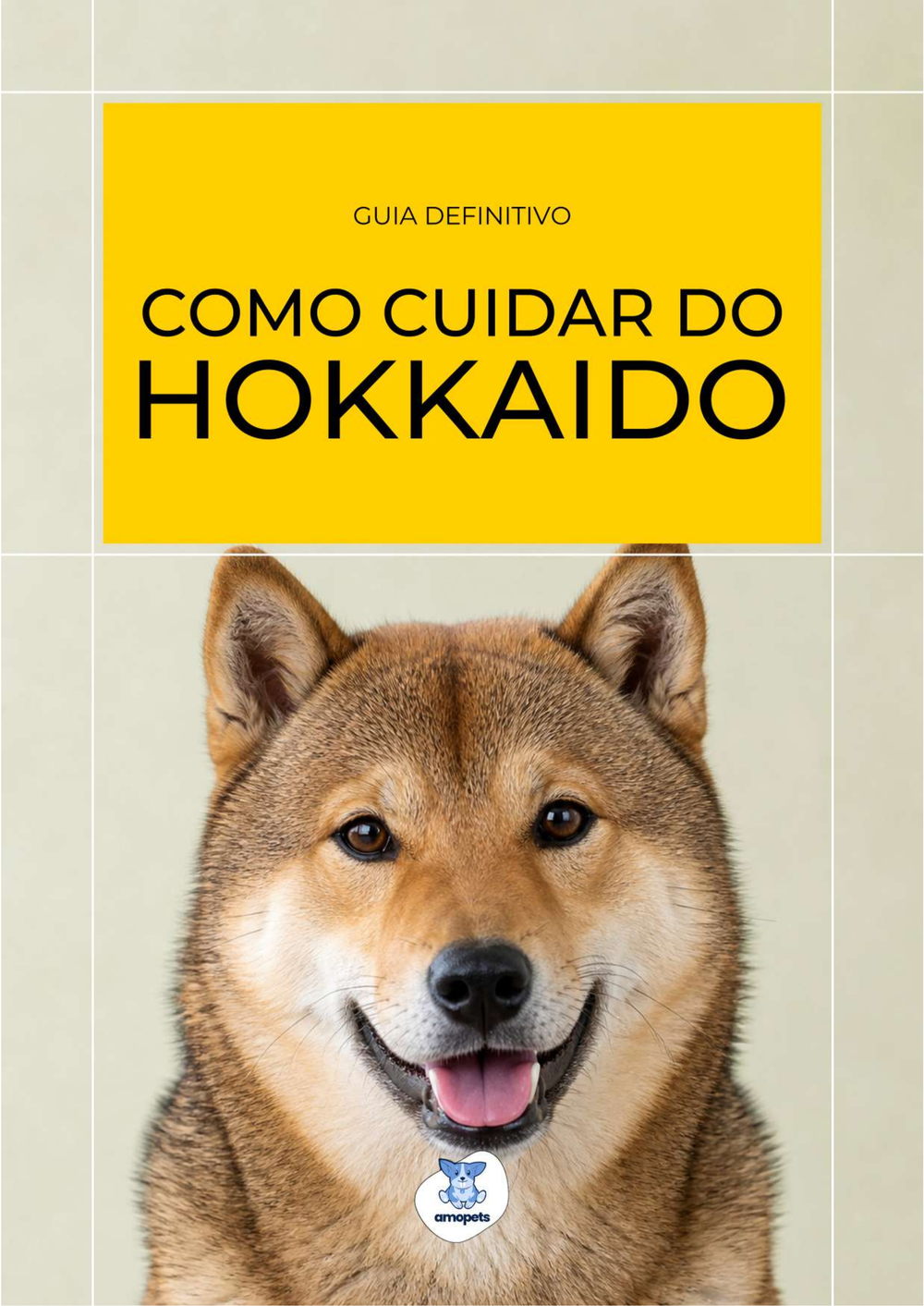 capa do e-book Guia de Como Cuidar do Hokkaido
