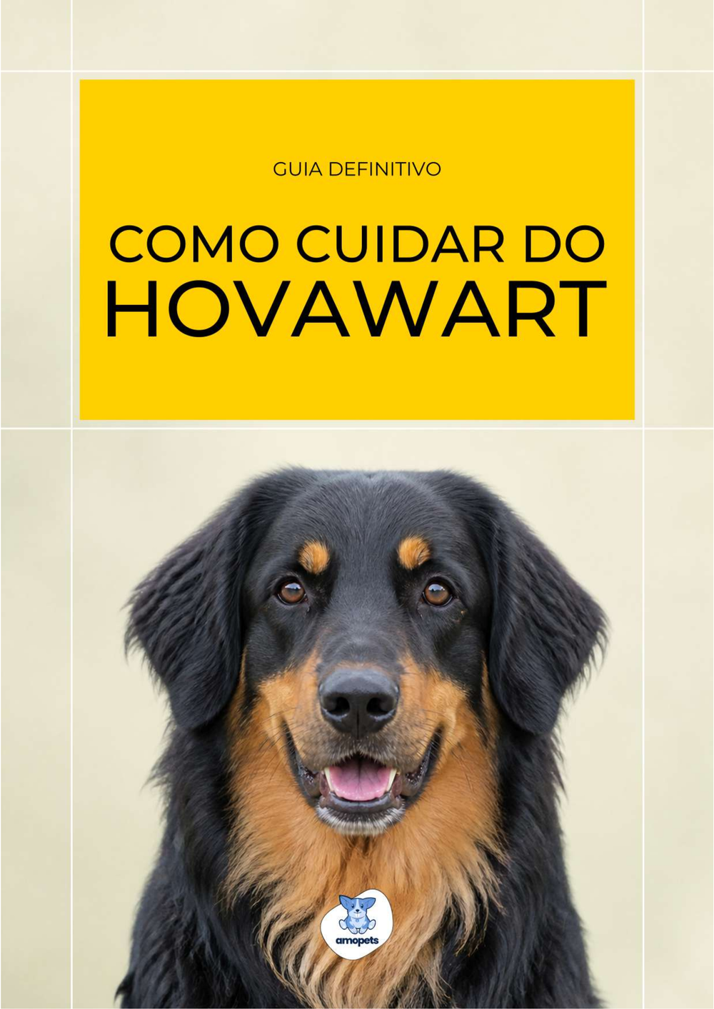 capa do e-book Guia de Como Cuidar do Hovawart