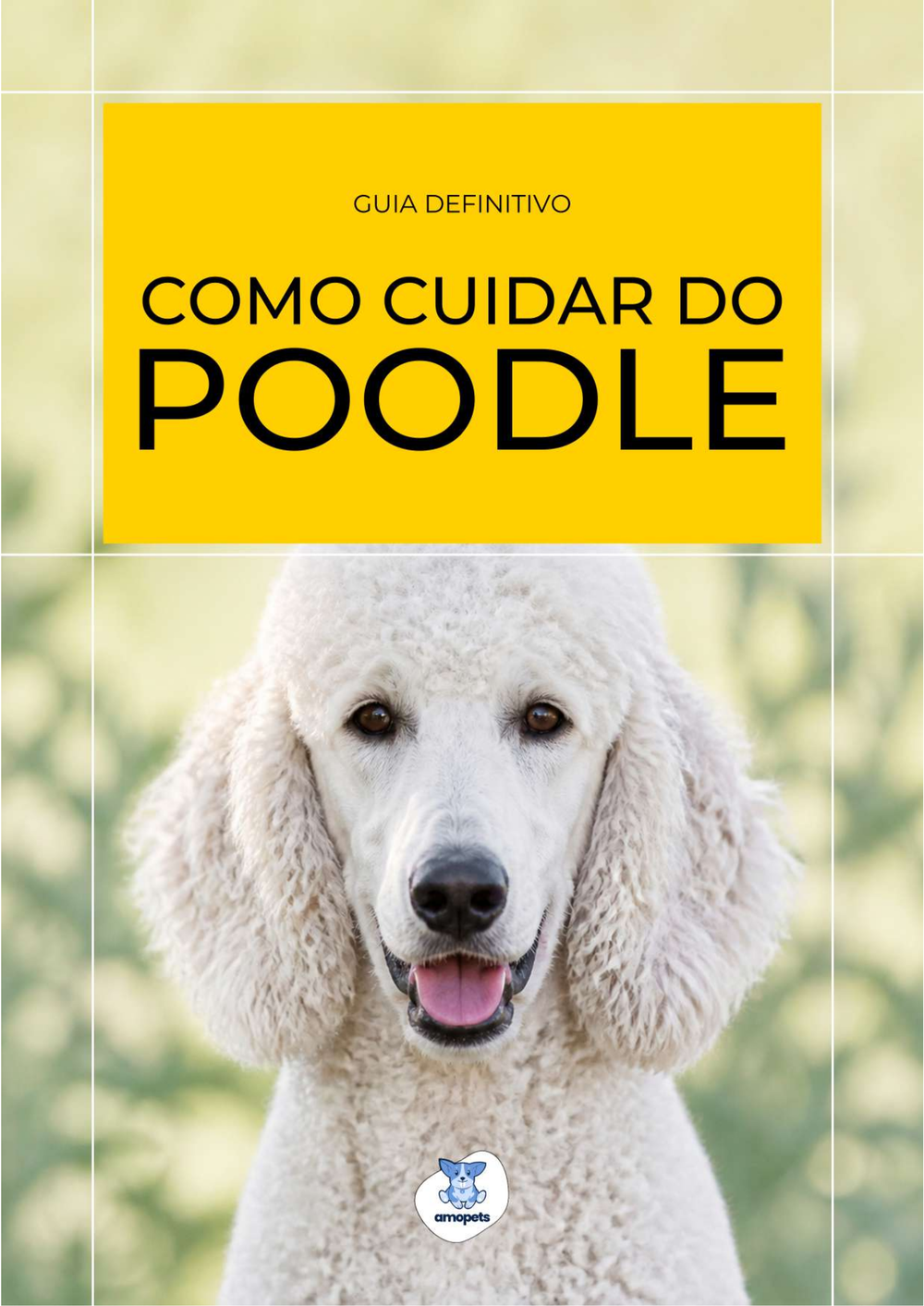 capa do e-book Guia de Como Cuidar do Poodle