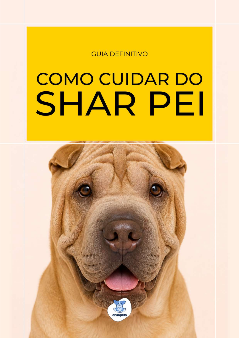 capa do e-book Guia de Como Cuidar do Shar Pei