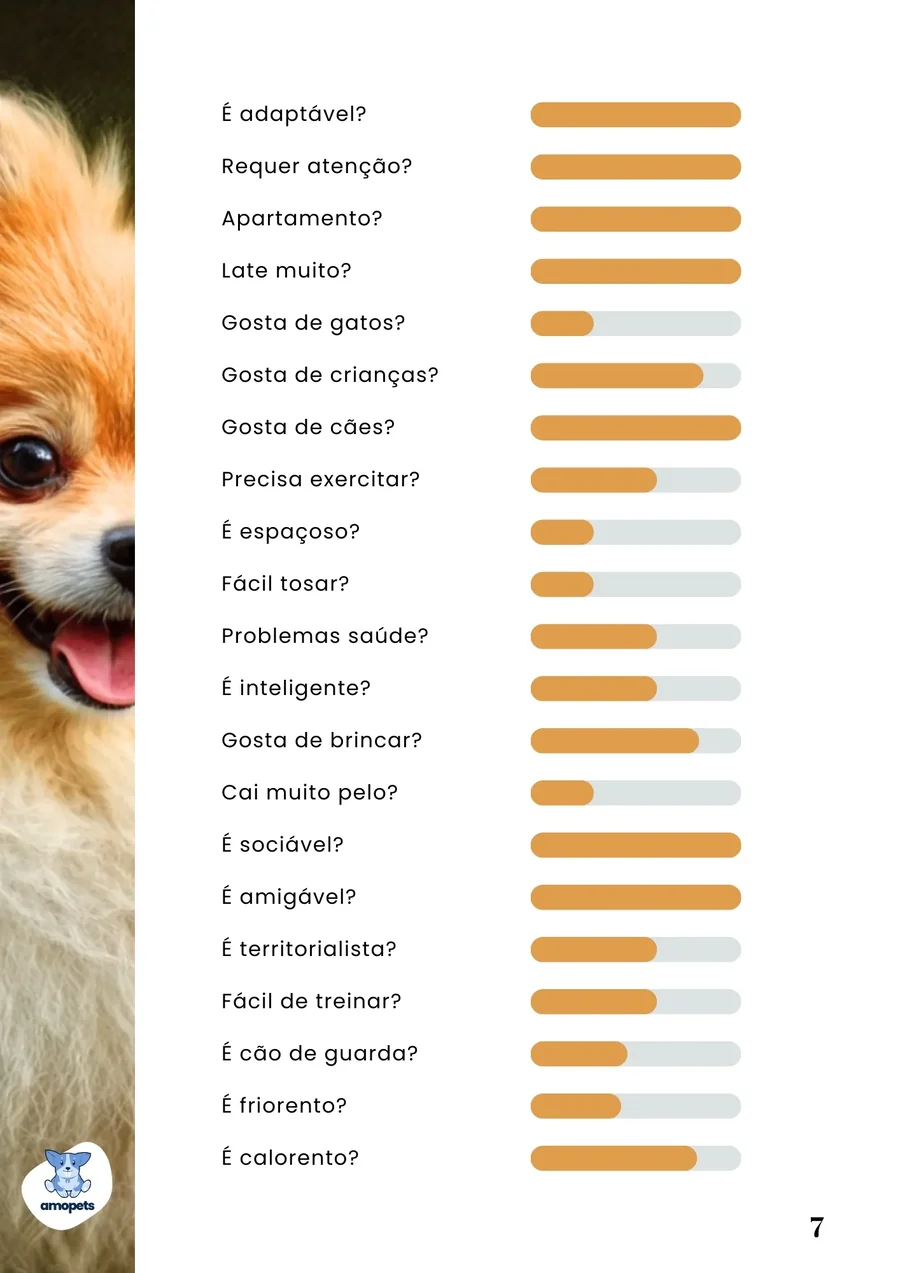 página interna do e-book Guia de Como Cuidar do Spitz Alemão