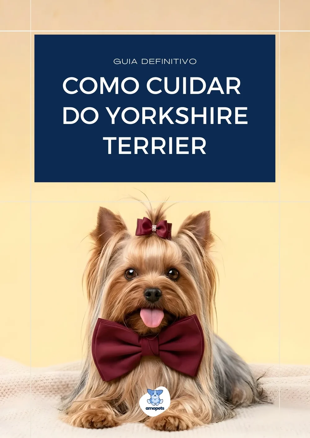 capa do guia de como cuidar do Yorkshire Terrier