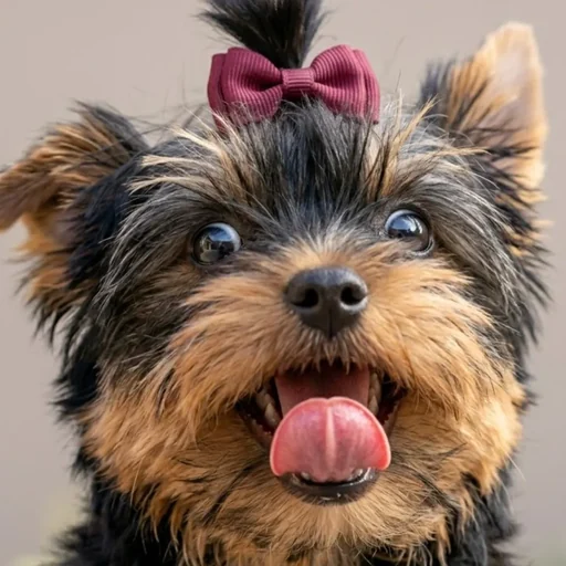 ícone tenha um yorkshire terrier saudável