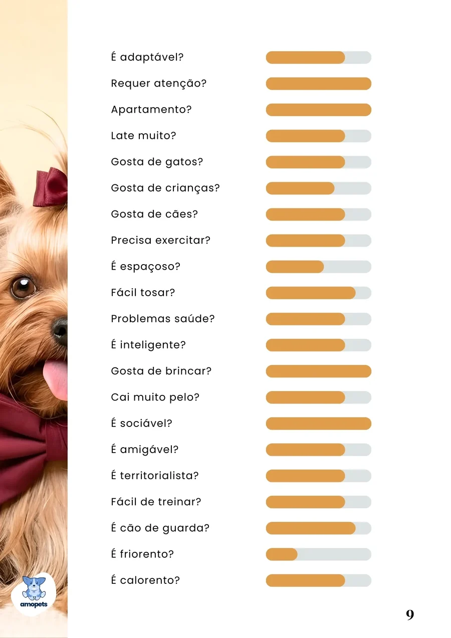 página interna do e-book Guia de Como Cuidar do Yorkshire Terrier